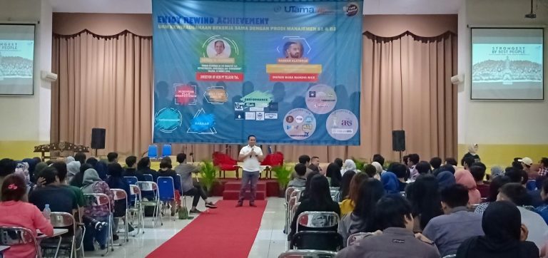 Herdy R. Harman Mengalirkan Antusiasme Mahasiswa Dalam Kuliah Umum Human Resource In The Industry 4.0