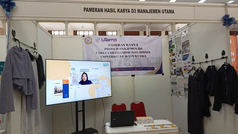 Pameran Hasil Karya Manajemen D3 Universitas Widytama